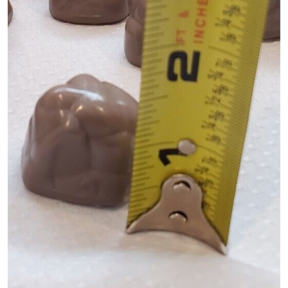 Set Of 23 Gray 1"×1" Mini Plastic Boulders for Play Sets Train Sets Cake Decor - Picture 3 of 5